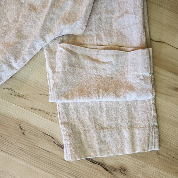 J. Crew factory Linen-Blend Slim Bedford Wide-Leg Pant Off-White Size 32 - Picture 8 of 14